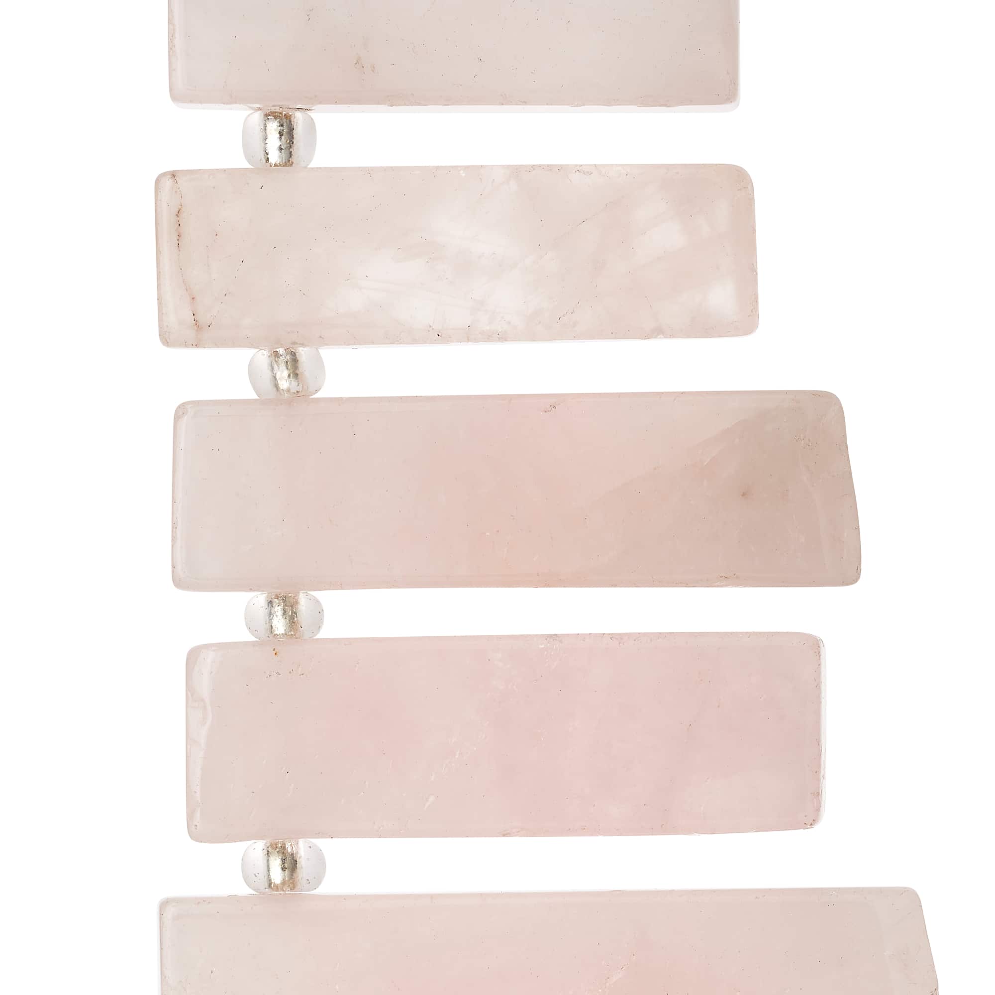 Rose Quartz Stick Beads, 14mm by Bead Landing™ Sedona